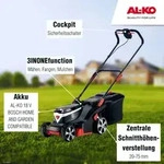 AL-KO Akku-Rasenm&auml;her 38.2 Li Comfort, 38 cm Schnittbreite, Akkufach f&uuml;r bis...