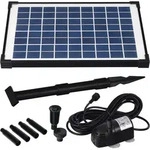 Agora-Tec&reg; Solar Springbrunnenpumpe Teichpumpe - Set AT - 10 W