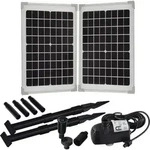 Agora-Tec&reg; Solar Springbrunnenpumpe Teichpumpe - Set AT-20W