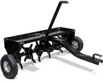 Wiltec Aerifizierer 90 cm f&uuml;r Aufsitzm&auml;her, Rasenl&uuml;fter mit 7,6 cm...