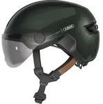 ABUS Stadthelm HUD-Y ACE - stylischer Fahrradhelm mit Visier und magnetischem,