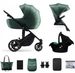 Kinderkraft PRIME 2 3-in-1 - Kinderwagen bis 22 kg - Babytragetasche, Autositz MINK