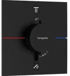 HansGrohe ShowerSelect Com.E TH UP 2V.Sich.kom.MSW Matt Black, 15578670 - Schwarz