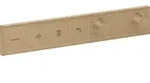 Fertigmontageset RAINSELECT f UP-Thermostat 3 Verbr brushed bronze brushed bronze