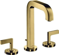 Axor 39135990, AXOR 39135990 3-Loch Waschtischarmatur Axor Gold