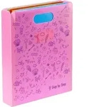 Step by Step Heftbox mit Tragegriff, bis DIN A4 - Rosa