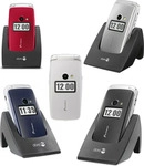 Doro Primo 413, Klappgeh&auml;use, Single SIM, 6,1 cm (2.4"), 2 MP, 1050 mAh, Rot - Rot