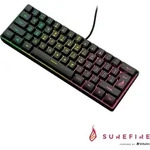 SureFire KingPin X1, Kabelgebunden, USB, Membran Key Switch, QWERTY, RGB-LED, Schwarz