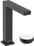 Zweiloch-Waschtischmischer Tecturis E ComfortZone 150, CoolStart mattschwarz -