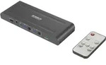 SpeaKa Professional SP-HDA-300 2+1 Port HDMI-Switch UHD 4K @ 60 Hz - Grau