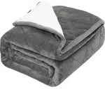 WOLTU doppelseitige Gewichtsdecke, Anti Stress, Grau,150x200,9kg - Grau