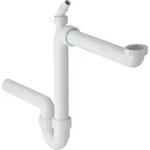 Geberit Rohrbogengeruchsverschluss f&uuml;r ein Sp&uuml;lbecken Abgang horizontal G1 1/2x50