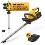 STIGA Akku Heckenschere inkl. 2x 20 V Akku & Wandhalterung mit Ladefunktion 