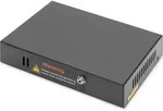 Digitus 2-Port Gigabit 4PPoE Extender, 802.3at, 60 W, Gigabit Ethernet, 10,100,1000