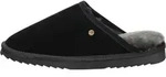 Warmbat Classic Pantoffels Open - Zwart - Maat 41 - Schwarz - 41