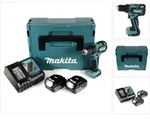 Makita DDF 459 RMJ Akku Bohrschrauber 18V 45Nm im Makpac + 2x 4,0 Ah Akku +