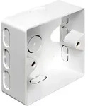 Delock Back Box - Installationskasten Netzwerkoberfl&auml;che - wei&szlig;, RAL 9010
