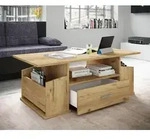 VCM Holz Couchtisch mit ausreichend Stauraum | Ma&szlig;e ca. H. 44 x B. 110 x T. 52 cm 