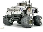 Tamiya 1:12 RC Midnight Pumpkin Metallic/Chrome Monster 2WD Bausatz 58365 Regler