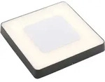 Lucande LED-Au&szlig;endeckenleuchte Sora, eckig, Sensor, IP54 - Schwarz