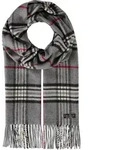FRAAS Schal Cashmink&reg; Scarf with FRAAS Plaid Grey grau mehrfarbig - Grau/Bunt
