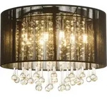 Globo Lighting Deckenleuchte Metall verchromt, 8x G9 LED - Silber