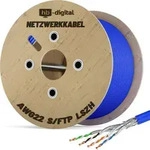 hb-digital Verlegekabel 250m Installationskabel CAT 8 max. 2000 MHz S/FTP AWG22 LSZH