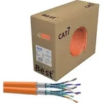 B.E.S.T. CAT 7 Netzwerkkabel 50 m Duplex S/FTP 10 Gbit/s 1000 MHz Kupfer LSZH Schwarz