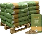 STROY Strohgranulat Einstreu 15kg x 20 Sack 300kg Palette