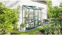 Vitavia Anlehn-Gew&auml;chshaus "Ida 1300" smaragd gr&uuml;n 1,3 m&sup2; 3 mm ESG