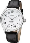 Regent 11020048 Herrenuhr Handaufzug mit Lederband - Wei&szlig;