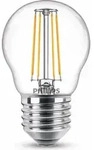 Philips Filament-Kerzenlampe, transparent 40W P45 E27 x2, 4,3 W, 40 W, E27, 470 lm,