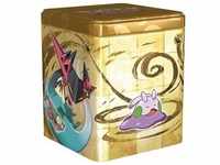 Pokemon Stapel-Tin-Box Drache (3 Boosterpacks & 2 Stickerbögen)