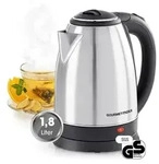 GOURMETmaxx Wasserkocher - 1,8l - Edelstahl - Silber