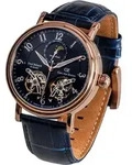 Carl von Zeyten Herren Uhr Armbanduhr Automatik Murg CVZ0054RBLS - Blau