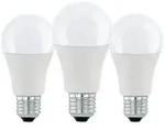 3 x Eglo LED A60 Birnen 8,5W = 60W E27 matt 806lm warmwei&szlig; 3000K