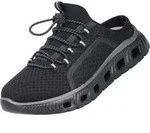Rieker Damen Clogs schwarz, Damen:37 EU - Schwarz - 37