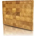 holz4home&reg; Premium Schneidebrett Stirnholz aus Eiche I 40 x 30 x 4 cm I...