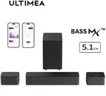 ULTIMEA Poseidon D50 - 5.1 Surround Soundbar, Virtueller Surround Sound System,