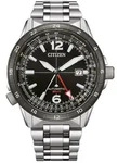 Citizen NB6046-59E Promaster Sky Herrenuhr Automatik GMT Stahl/Schwarz - Schwarz