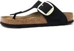 Birkenstock Gizeh Big Buckle Pantolette Schwarz in Gr. 36 - Schwarz - 36