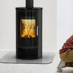 Fireplace Elite Kobe Kaminofen Keramik Schwarz - Schwarz