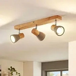Lindby Landhaus / Vintage / Rustikal Landelijke plafondlamp hout met beton