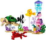 LEGO Creator 3in1 Meerestiere Set mit Oktopus und Tintenfisch oder Schildkr&ouml;te,