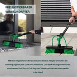 Hammersmith AquaClean Deluxe - 3,6m - Besen mit Wasseranschluss - Waschb&uuml;rste