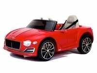 TPFLiving Elektro-Kinderauto Bentley EXP 12 rot - Sportwagen für Kinder -...
