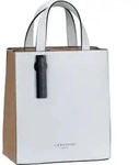 Liebeskind Berlin Handtasche Paper Bag S Color Animation 26 x 25 x 12 - Wei&szlig;