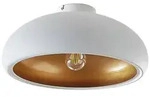 Lindby Deckenlampe Gerwina, wei&szlig;/gold, Metall, 40 cm, E27 - Wei&szlig;