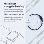 Garmin Ultrafit Nylon-Armband, 22mm, Granitblau - Dunkelblau