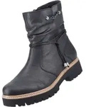 Rieker Stiefel bequem warm gef&uuml;ttert in schwarz, Gr. 36 - Schwarz - 36